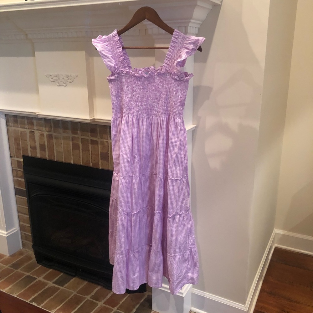 Hill House Home Lilac Gingham Ellie Nap Dress